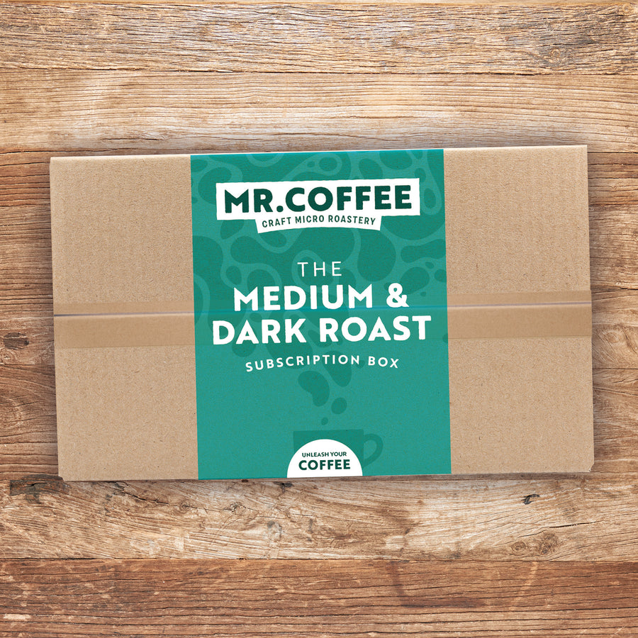 Medium & Dark Roast Coffee Subscription Box - 3 Month Gift