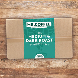Medium & Dark Roast Coffee Subscription Box - 3 Month Gift